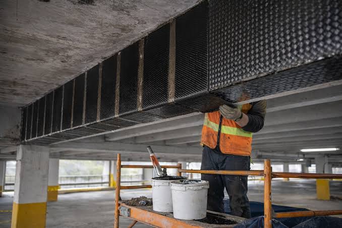 Structural Strengthening with Carbon & Glass Fiber Wrapping